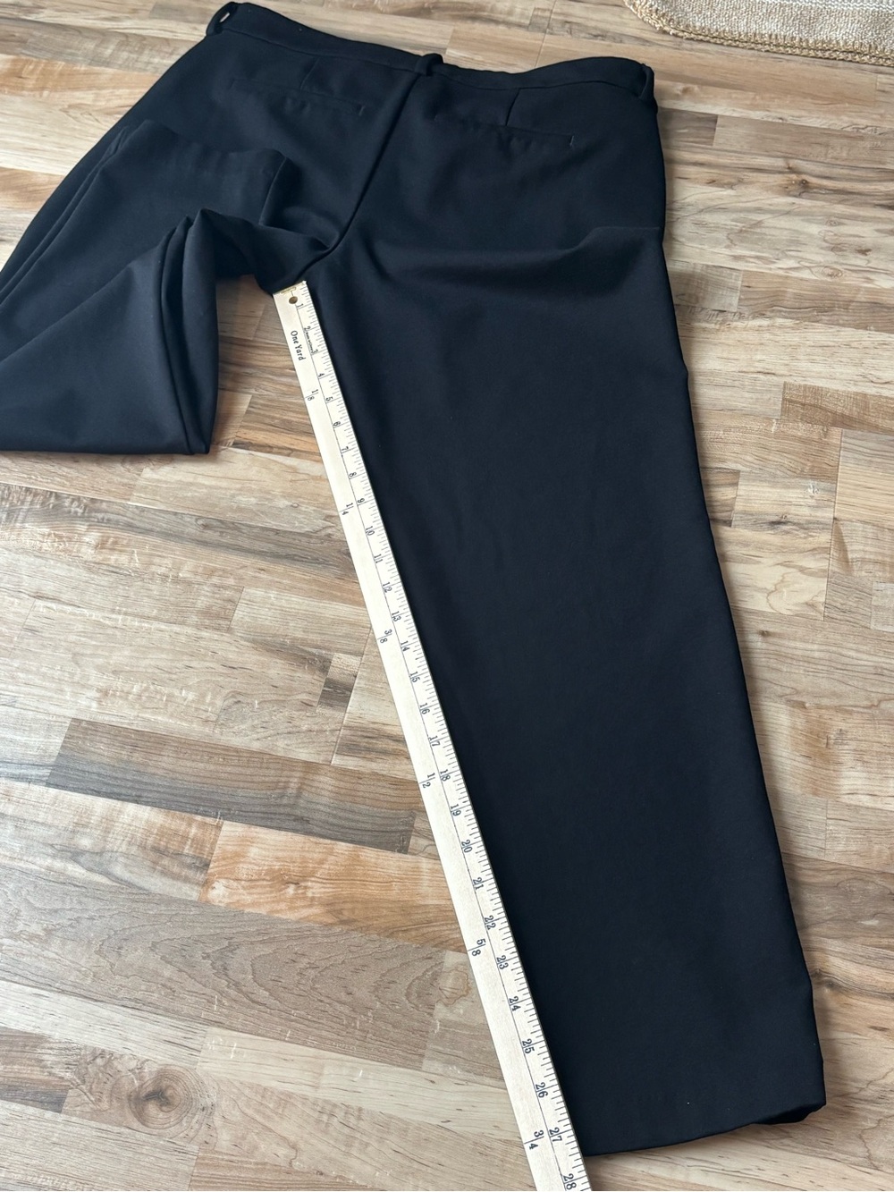 Liverpool Los Angeles Kelsey Trouser Black Stretch Ponte Pants 12 Career - Picture 6 of 12